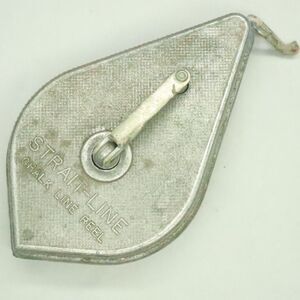 Strait-Line Chalk Line Reel Plumb Bob. 5" USA Irwin Auger Bit Co.